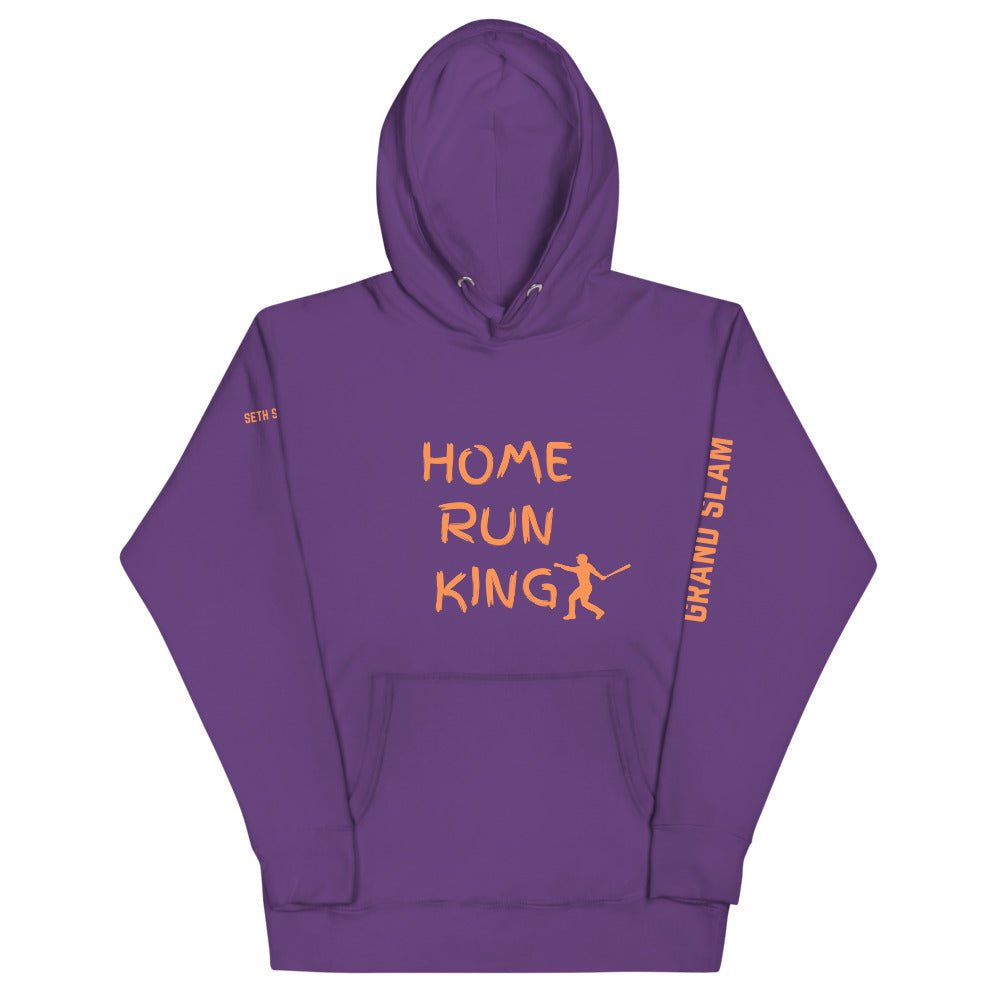 Home Run King Sky Blue & Orange Hoodie - Seth Society