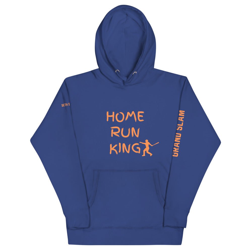 Home Run King Sky Blue & Orange Hoodie - Seth Society