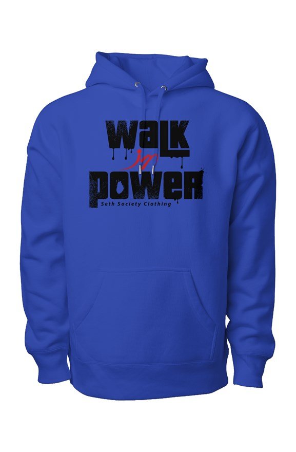 Limited Ed. Royal Blue Hoodie WIP Arm Patch - Seth Society, street fits