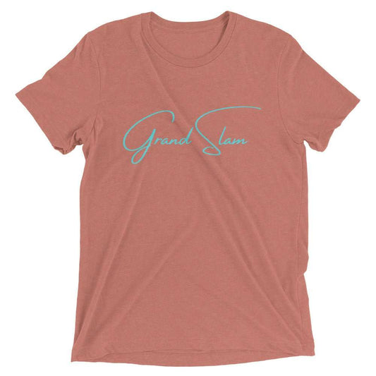Mauve & Turquoise Grand Slam Short sleeve T-shirt - Seth Society