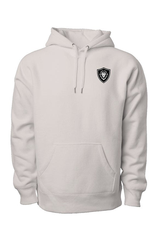 Lion Society Heavyweight Cross Grain Hoodie - Bone - Seth Society