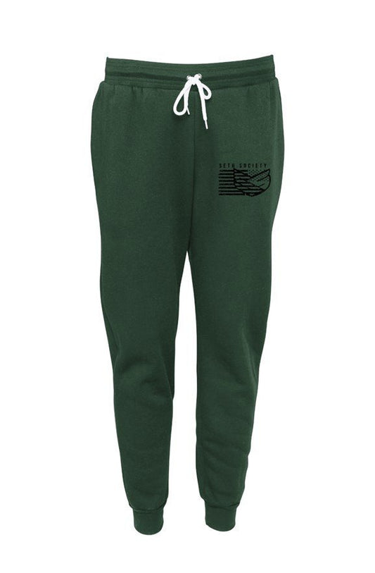 popular green joggers by Seth Society