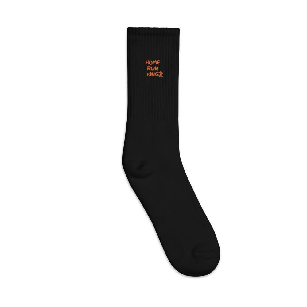 Seth Society Orange Embroidered socks - Seth Society
