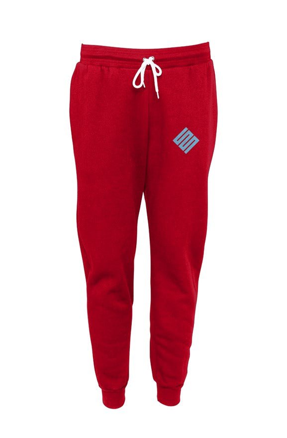 Seth Society Red Unisex Joggers Baby Blue Logo - Seth Society